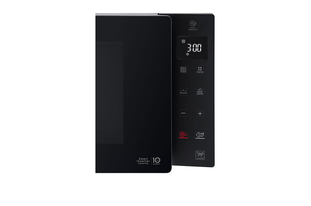 ميكروويف إل جي نيو شيف™ سمارت إنفرتر 25 لتر – أسود، MS2535GIS