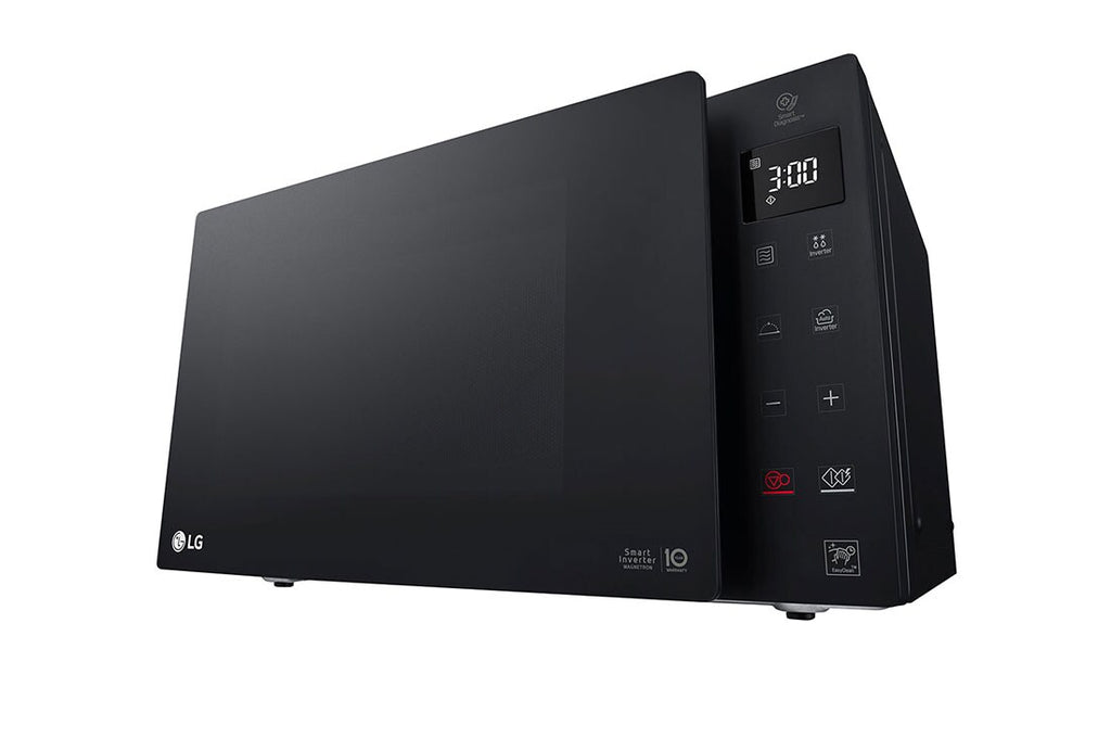 ميكروويف إل جي نيو شيف™ سمارت إنفرتر 25 لتر – أسود، MS2535GIS
