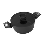 Sogo High Casserole With Glass Lid | Forged Aluminum Gold Series 24cm | SS-23170