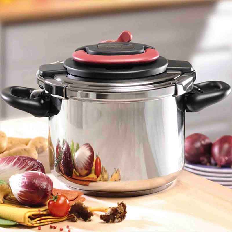 Tefal Pressure Cooker ClipsoMinut' Easy 6L | Stainless Steel, Induction Compatible | P4620768