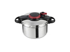 Tefal Pressure Cooker 7.5L ClipsoMinut' Easy | Stainless Steel, One-Hand Open, Induction | P4624866