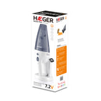 Haeger Vacuum Cleaner 40W Wet & Dry Bullet Plus Rechargeable Handheld – Grey, Washable Filter, 3 Nozzles, PV-45G.004A