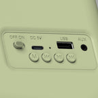 Haeger Radio Speaker Retro Bluetooth Vintage FM  5W – 20H Battery, AM/FM, USB, AUX, USB-C Charging, RB-GRE.001A