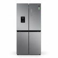 Samsung 4-Door Refrigerator 466L – Twin Cooling Plus, Water Dispenser, Silver, RF48A4010M9/LV