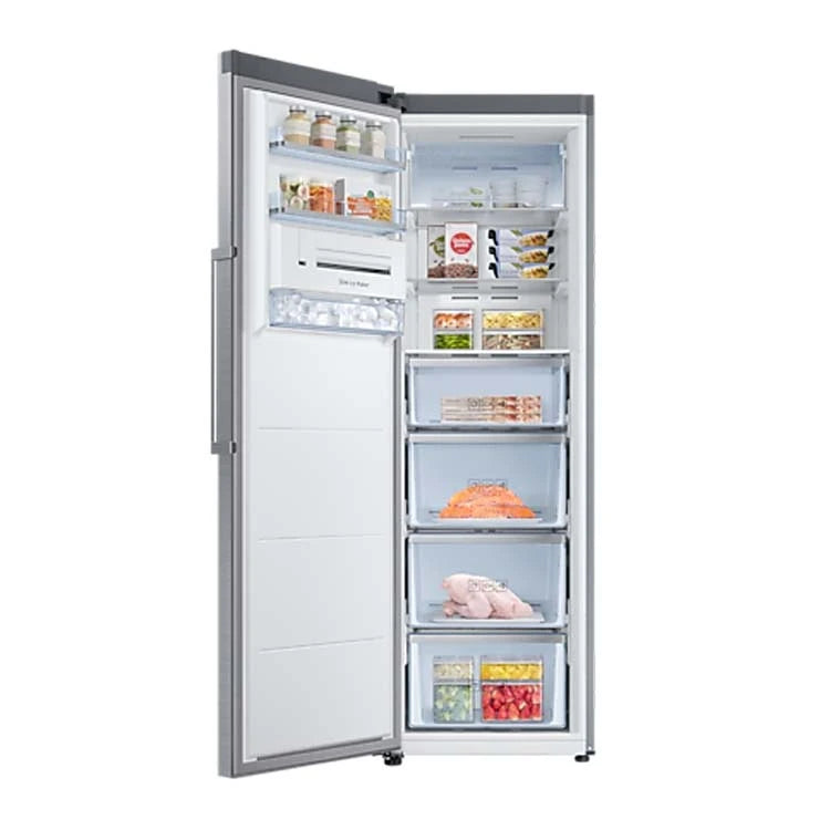 Samsung Upright Freezer 315L – All-Around Cooling, Slim Ice Maker, Silver, RZ32M7120F/SG