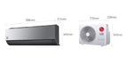 مكيف LG ARTCOOL، سعة 18000 BTU، تحكم بتروس، DUAL Inverter™، مؤين Plasmaster™ Ionizer+، واي فاي، S4-W18KLRPA أسود