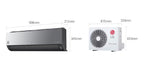 مكيف LG، 24000 BTU، آرت كول، بتقنية DUAL Inverter™، ومؤين Plasmaster™، وواي فاي، S4-W24K2RPE أسود
