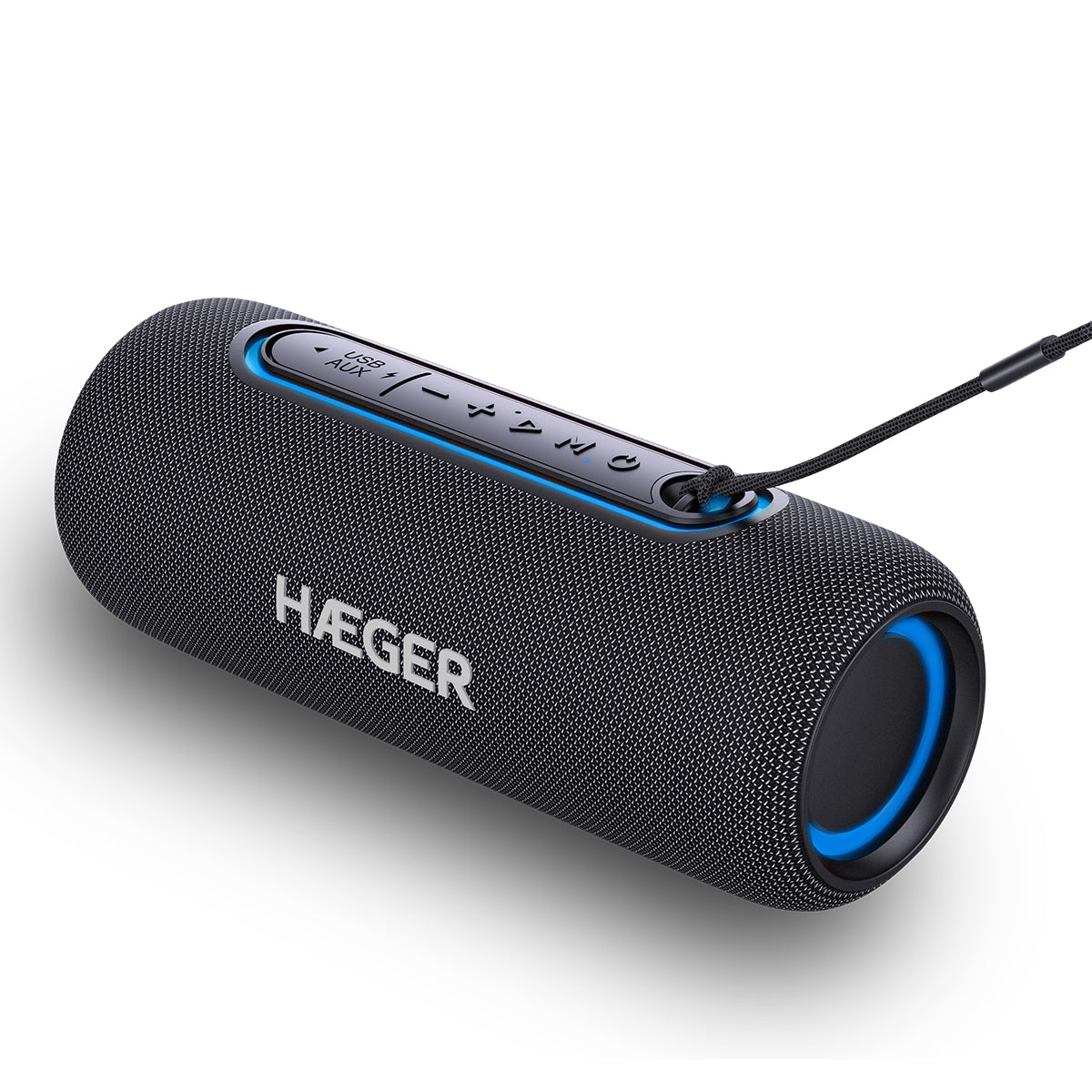 Haeger Speaker Light Boom Portable Bluetooth 10W – IPX5, RGB Lighting, TWS, SP-10W.003A