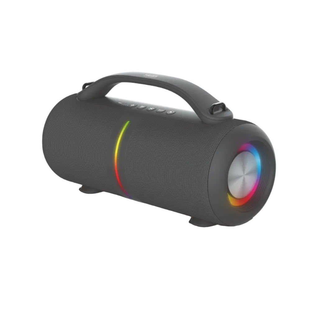Haeger Speaker Super Boom Portable Bluetooth 40W – 24H Battery, IPX5, TWS, Bass Boost, Full-Colour Lighting, SP-40W.001A