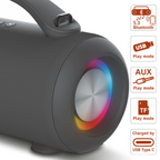 Haeger Speaker Super Boom Portable Bluetooth 40W – 24H Battery, IPX5, TWS, Bass Boost, Full-Colour Lighting, SP-40W.001A