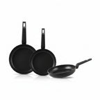 SOGO 3-Piece Frying Pan Set 18cm + 22cm + 26cm | Forged Aluminum | Non-Stick | Induction Ready