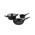 Sogo Gold Series 3-Piece Cookware Set | Saucepan 16cm + Casserole 24cm + Frying Pan 24cm | SS-23200