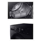 Samsung Heat Pump Condenser Dryer 9 KG Black – WiFi, Diamond Drum, Optimal Dry, DIT Motor | DV90DG52A0ABEU