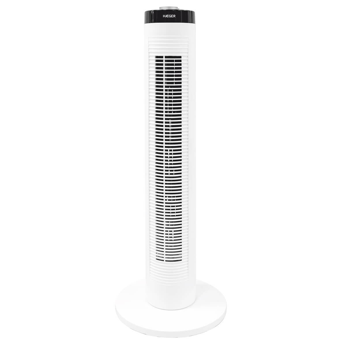 Haeger Tower Fan Wind 32" (81cm) – 3 Speeds, 90° Oscillation, 60-Min Timer TF-032.004A