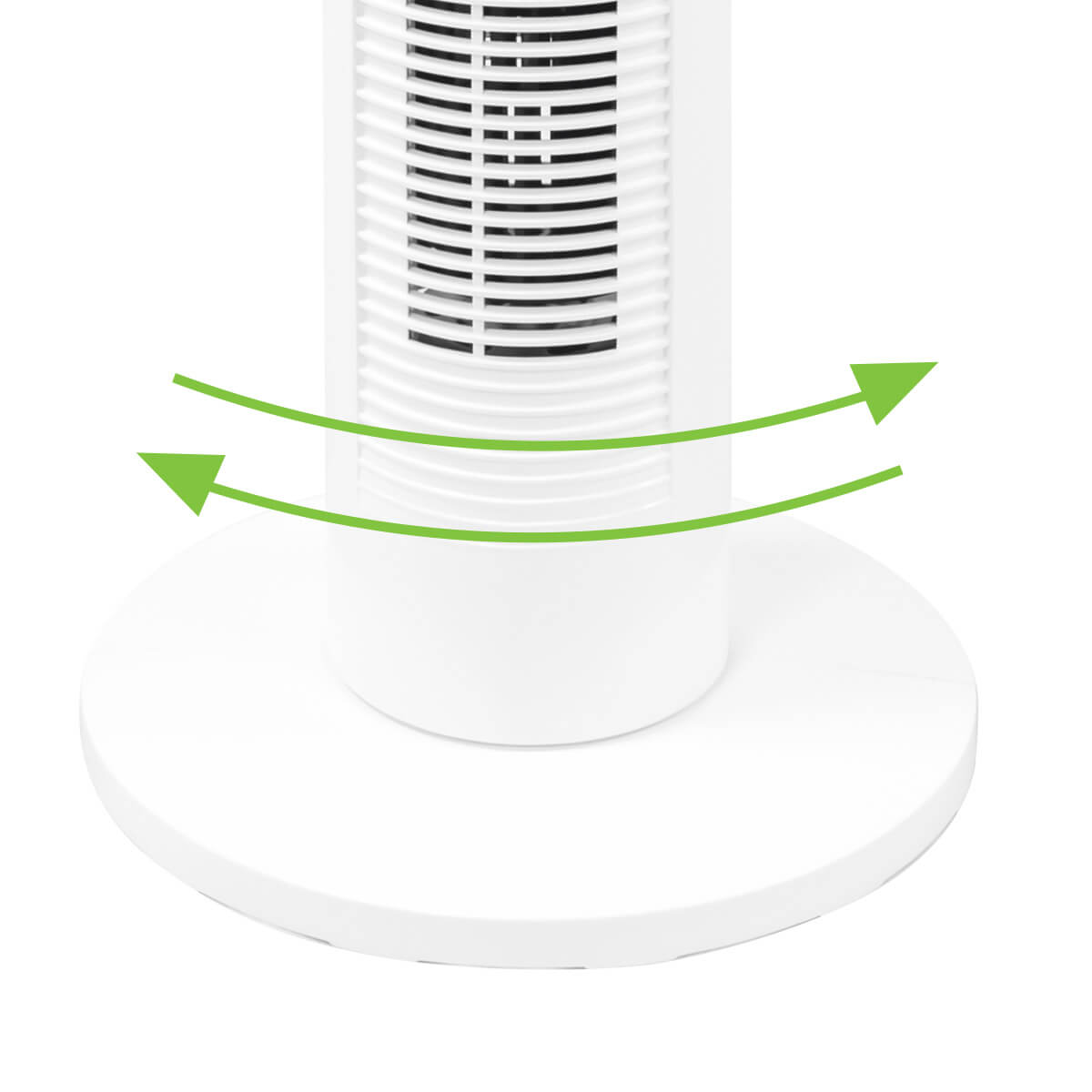 Haeger Tower Fan Wind 32" (81cm) – 3 Speeds, 90° Oscillation, 60-Min Timer TF-032.004A