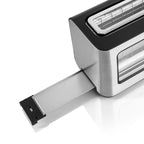HAEGER Window Toaster with Easy View Glass Window – 1000W | TO-100.014A