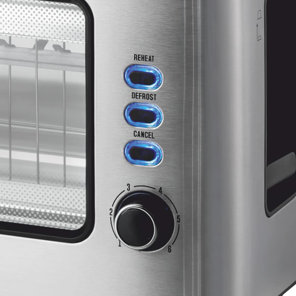 HAEGER Window Toaster with Easy View Glass Window – 1000W | TO-100.014A