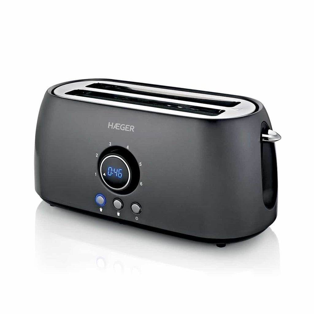HAEGER Toaster Future Plus Digital Toaster – 1400W with Timer | TO-14D.013A