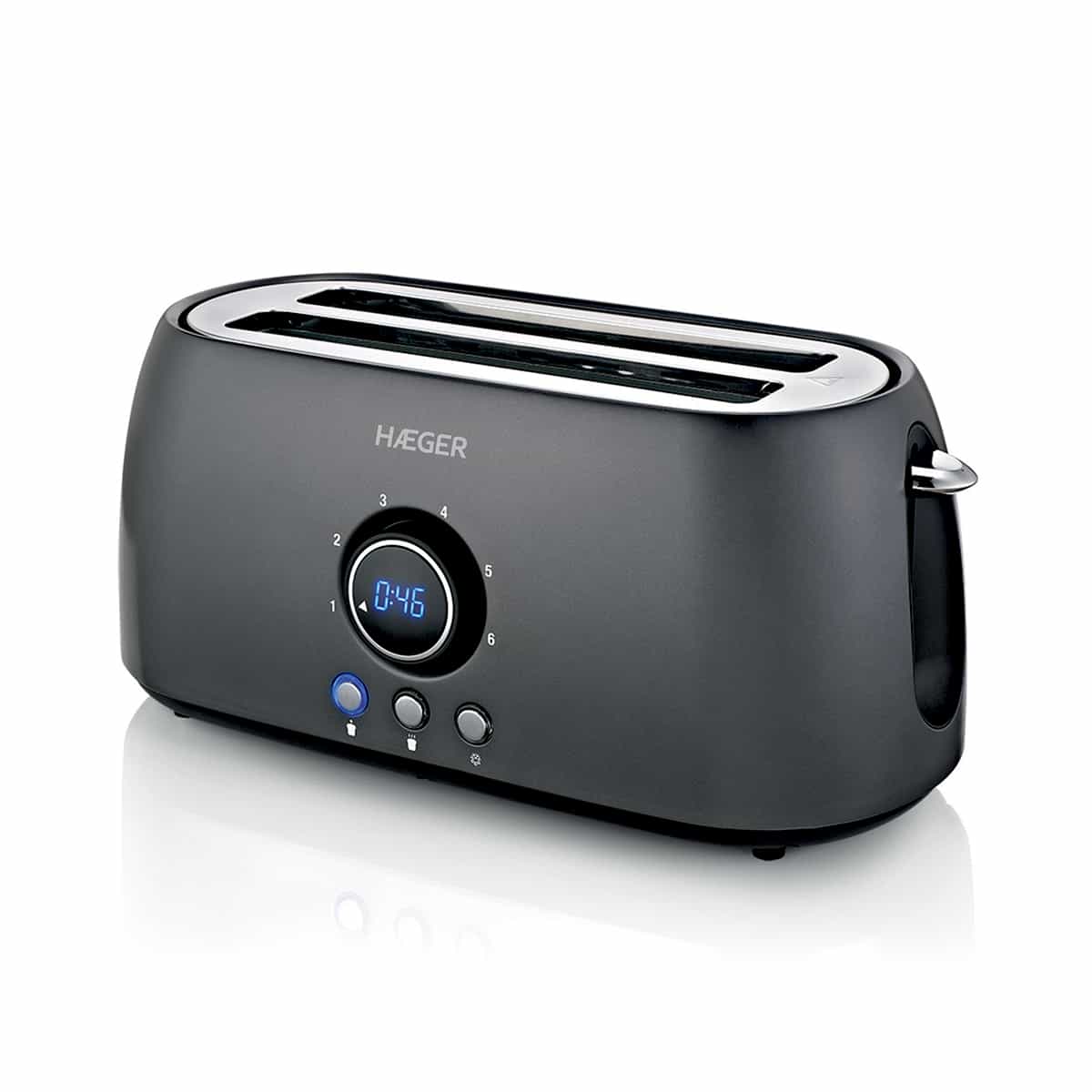HAEGER Toaster Future Plus Digital Toaster – 1400W with Timer | TO-14D.013A