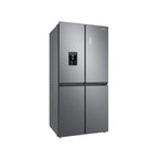 Samsung 4-Door Refrigerator 466L – Twin Cooling Plus, Water Dispenser, Silver, RF48A4010M9/LV