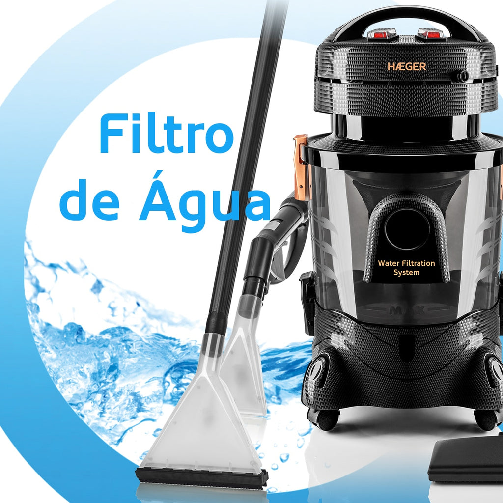 Haeger Vacuum Cleaner Shampoeer Pro Multifunction 1400W 9L – Cyclonic Water Filter, VC-12W.045A