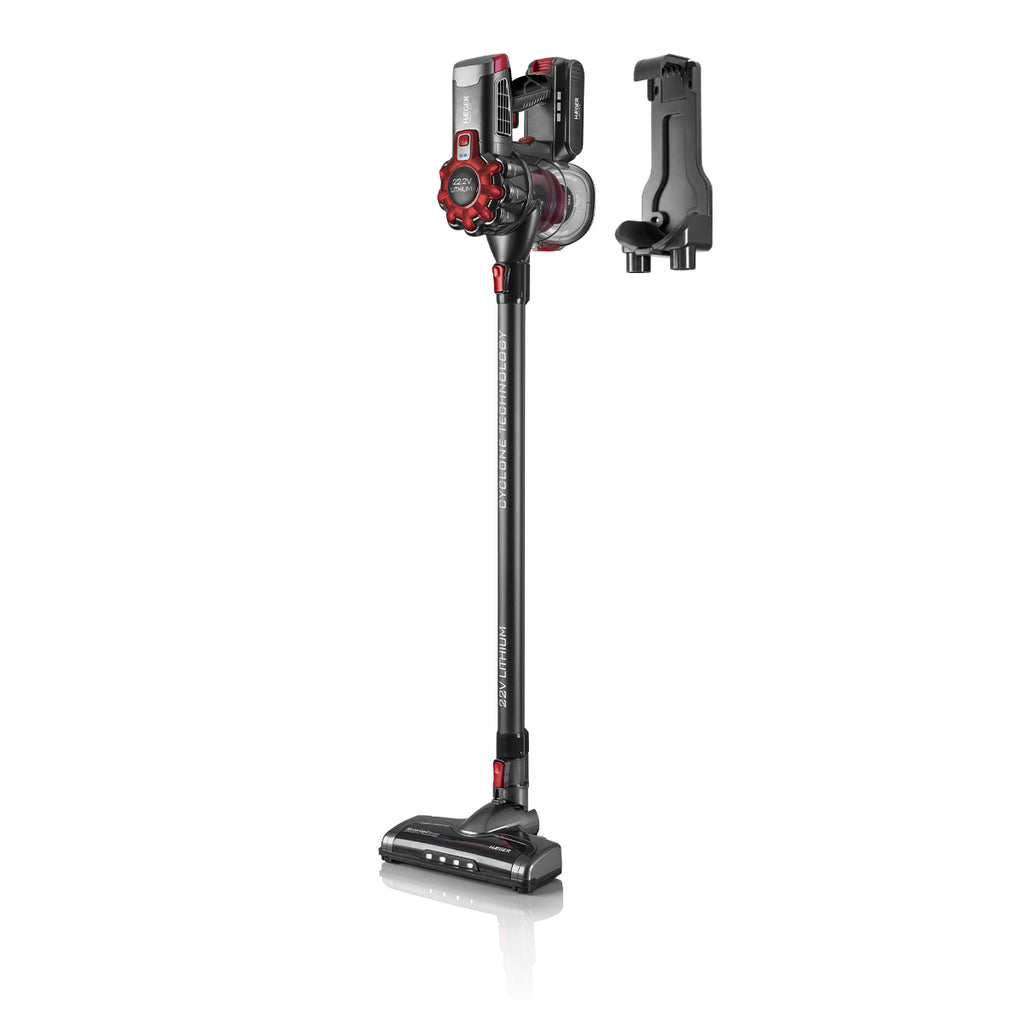 Haeger Cordless Vacuum Cleaner 22.2V – Jupiter II, 40 Min, Cyclonic Filter, LED Brush