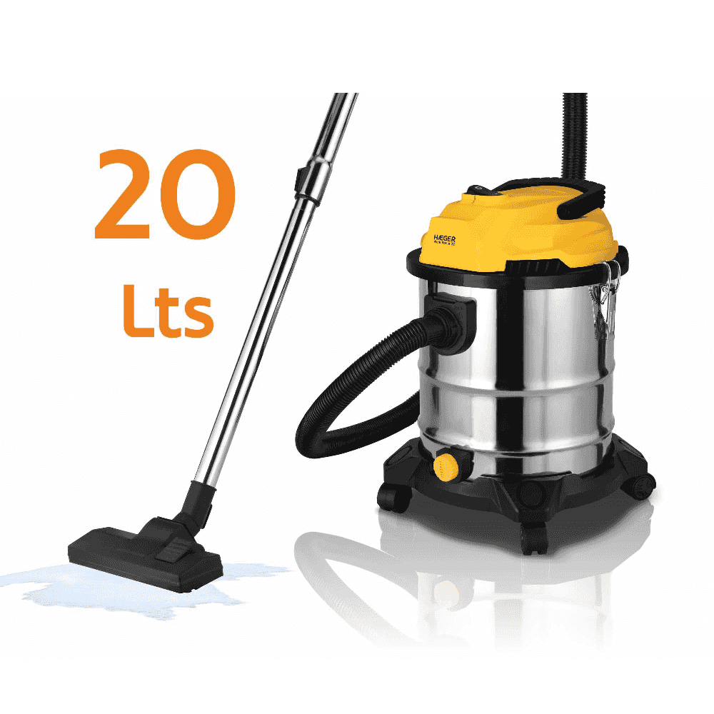 Haeger Vacuum Cleaner 1200W Work Force 20 Wet & Dry  – 20L INOX, 16 kPa, Air Blower, Tank Drain, VC-W&D.038A