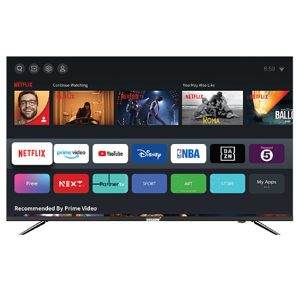 تلفزيون Mirage LED، 55 بوصة، UHD 4K، سمارت أندرويد، ماجيك ريموت 55MG18MAGIC