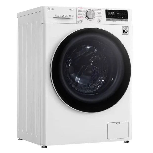 غسالة إل جي ذات التعبئة الأمامية 11 كجم، 1400 دورة في الدقيقة | TurboDrum™ | 6 Motion | أبيض، WR5011BWG