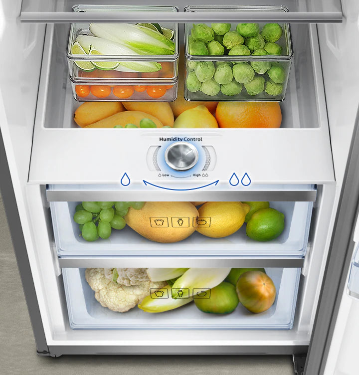 Samsung Single Door Refrigerator 375L – No Frost, Digital Inverter, Refined Steel, RR39M73107F