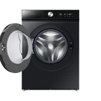 Samsung Washing Machine Bespoke Front-Load 12kg – AI Wash, QuickDrive, Auto Dispense, Steam, SmartThings, Black | WW12BB944DGBSP