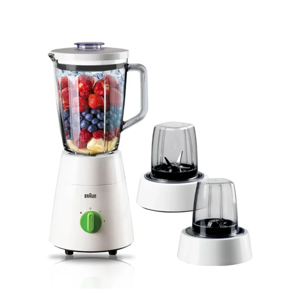 Braun Blender PowerBlend 3 in 1, 1.5L 500W White JB0153