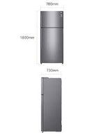 LG Refrigerator , Top Freezer, 509 Liters GN-C752HQCL, Graphite