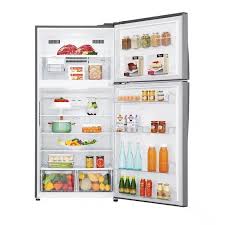 ثلاجة إل جي، فريزر علوي، سعة 630 لترًا، GRM-852HLI، فضية