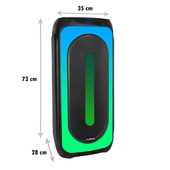 مكبر صوت كاريوكي KB ELEMENTS مع عربة بعجلتين (EK1010)