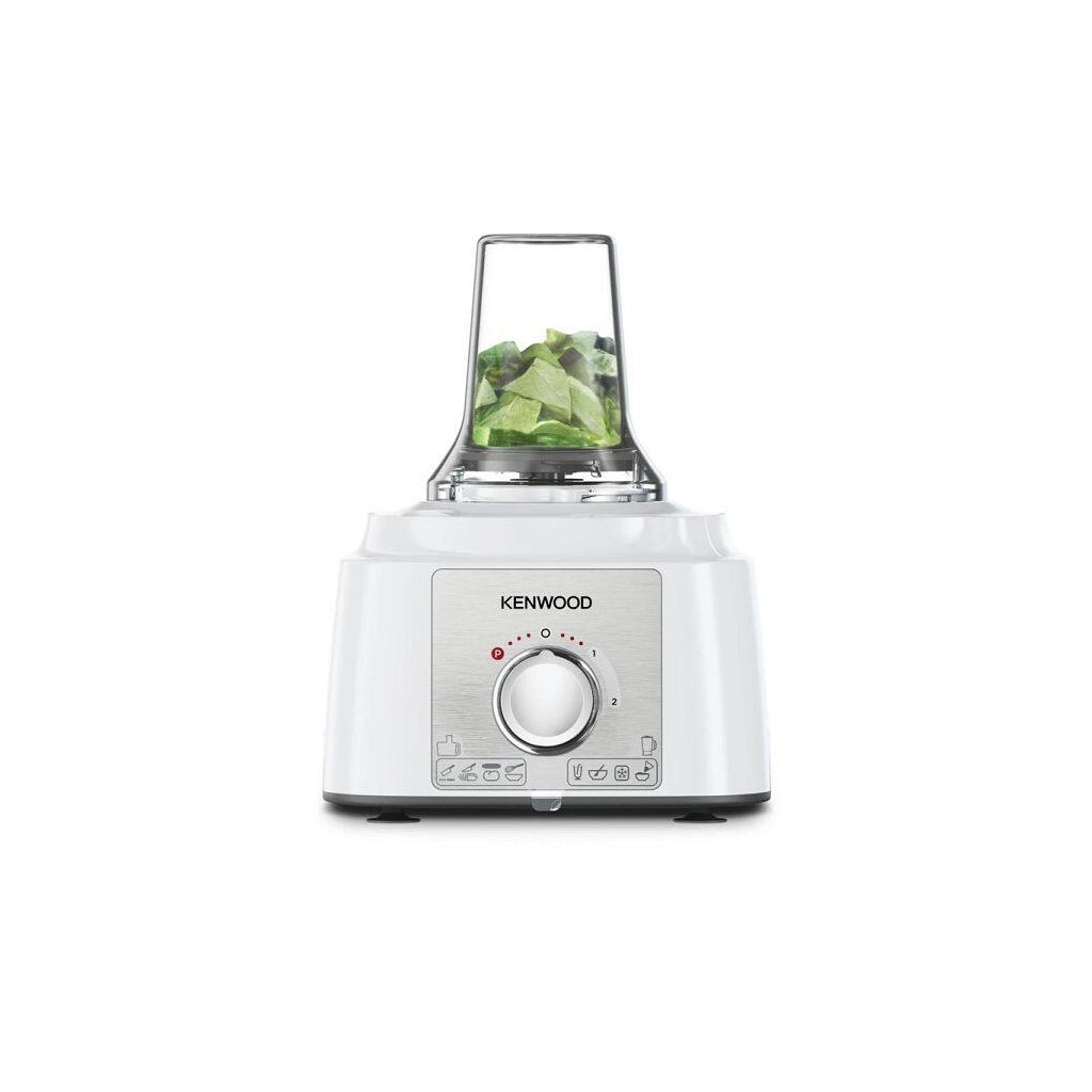 Kenwood Food Processor MultiPro Express 1000W | 3L Bowl, 2 Speeds + Pulse, Safety Lock | FDP65.750WH
