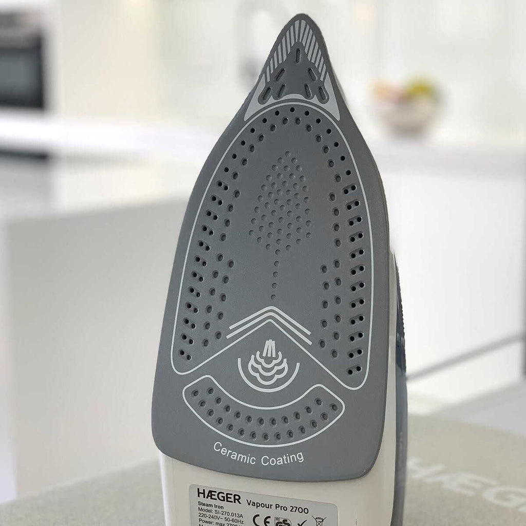 HAEGER Steam Iron Vapor Pro  – 2700W, 400ml Tank, Ceramic Base | SI-270.013A