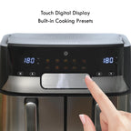 KB ELEMENTS 9.0L Digital Double Air Fryer 1700W – Dual Basket Smart Cooking (ELK90FD2)