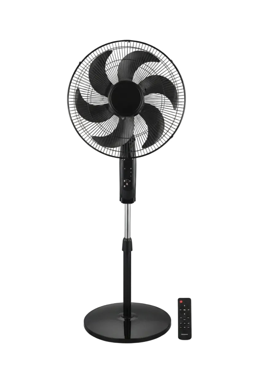 Mirage Stand Fan 80W 6 Blades 3 Speeds 7.5H Timer with Remote Control | FN1822SR