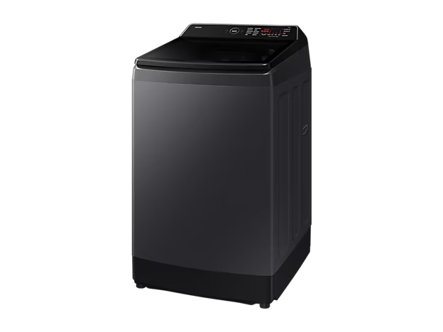 Samsung AI Top-Load Washing Machine 15kg – Bespoke EcoBubble, AI Wash, BubbleStorm, SmartThings, Black Caviar | WA80F15S5CRQ