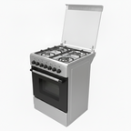 Mirage Freestanding Gas Cooker GE1640 – 4 Burners Sabaf | 60x60cm | Stainless Steel