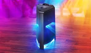 Samsung Sound Tower 1500W with Karaoke, Party Lighting & DJ Effects, MX-T70