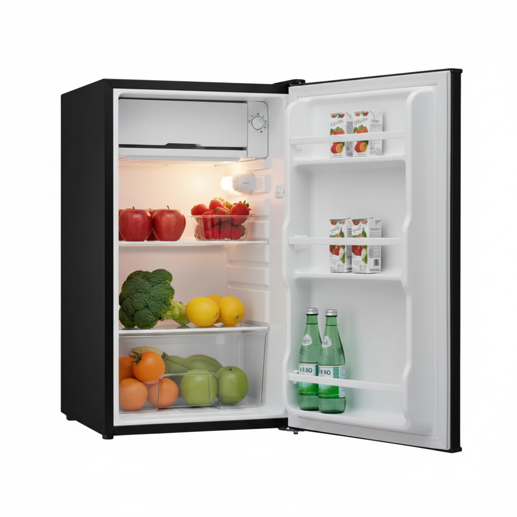 Mirage Refrigerator 90L Single Door Defrost Black | MR-BC93B
