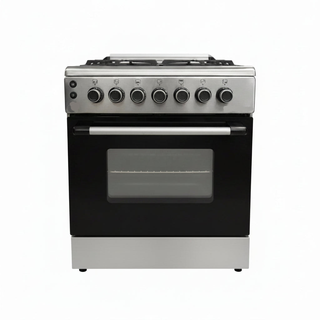 Mirage Freestanding Gas Cooker GE6060 – 4 Burners Sabaf | 60x60cm | Stainless Steel