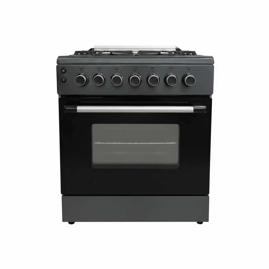 Mirage Freestanding Gas Cooker GE6060 – 4 Burners Sabaf | 60x60cm | Grey