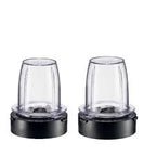 Kenwood Glass Blender 1000W | 2L Glass Jar, 2 Grinder Mills, Ice Crush, Black/Silver | BLM45.720SS