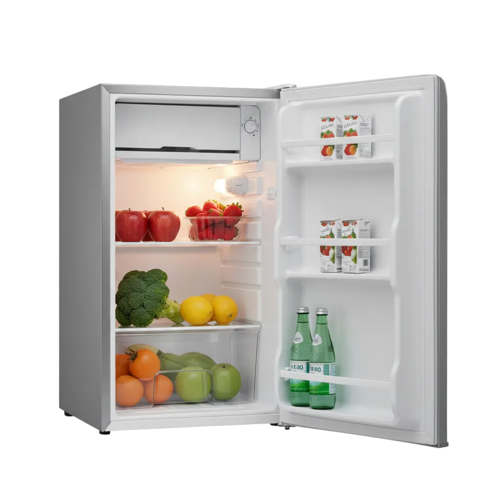 Mirage Refrigerator 90L Single Door Defrost Silver | MR-BC93S