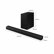 Samsung Soundbar B-Series 370W 3.1Ch with Dolby 5.1 & DTS Virtual:X, HW-B650D