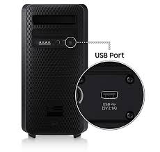Samsung Sound Tower 240W with Karaoke, Party Lighting & DJ Effects, MX-ST50B