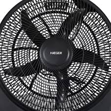 HAEGER Fan Semi-Industrial Floor – 90W, 3 Speeds, Ø50cm – Hover Wind – FF-020.007A